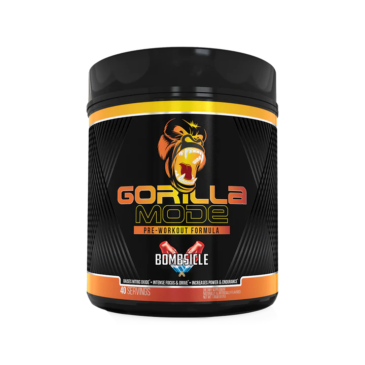 Gorilla Mind Gorilla Mode Pre-Workout – Ultimate Performance Enhancer (40 Servings)