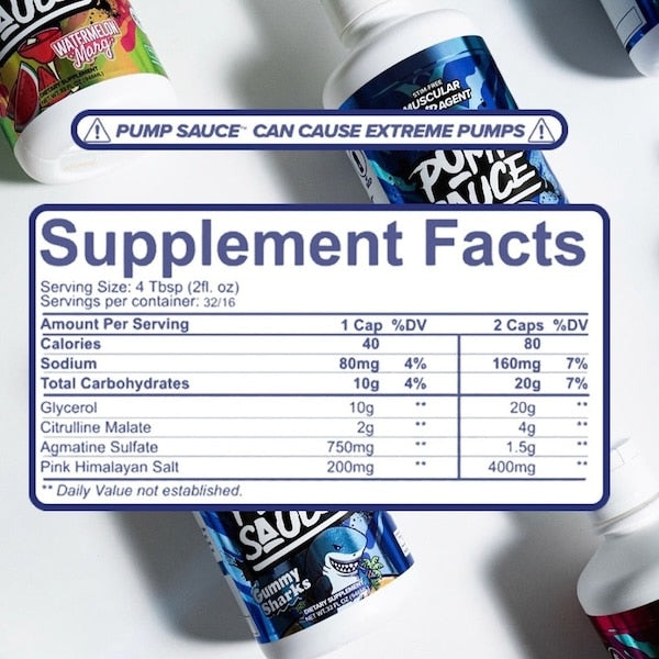 Pump Sauce Liquid Pre Workout Pump Formula
