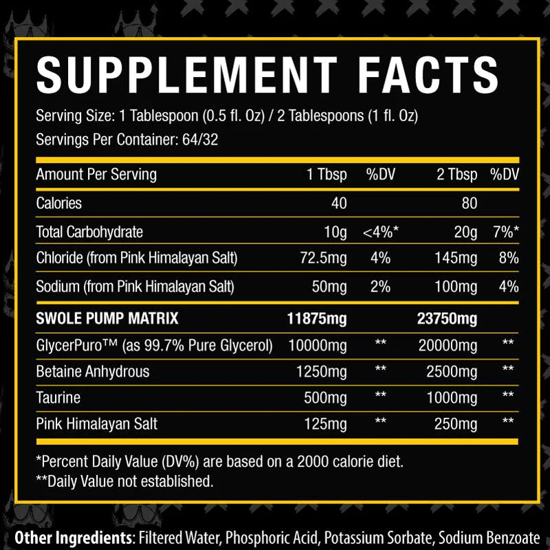 Xtremis Cartel Sicario Swole Pump Formula