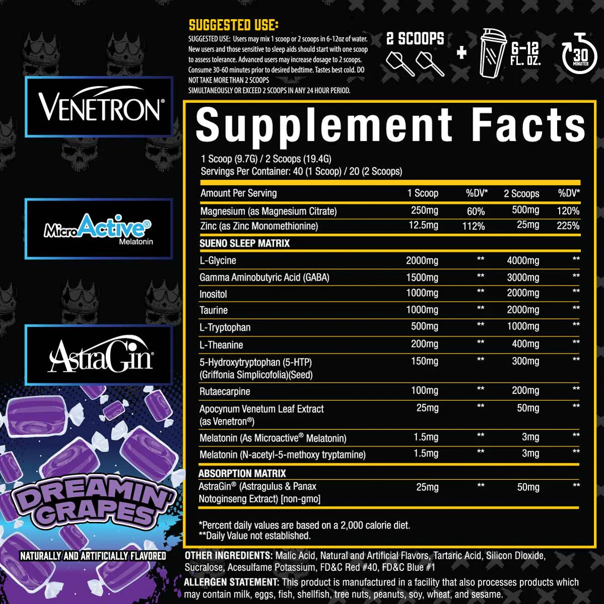 ASC Sueno Deep Sleep Support Supplement