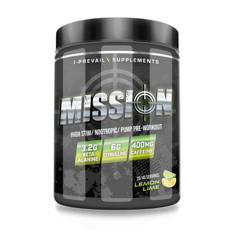 I-Prevail Supplements | Mission Pre Workout