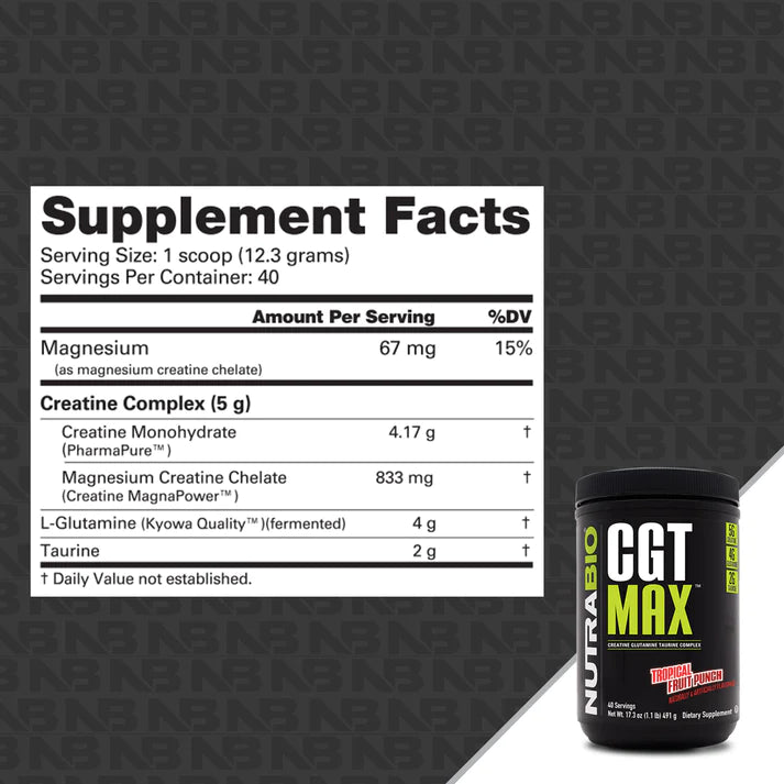 Nutrabio | CGT MAX