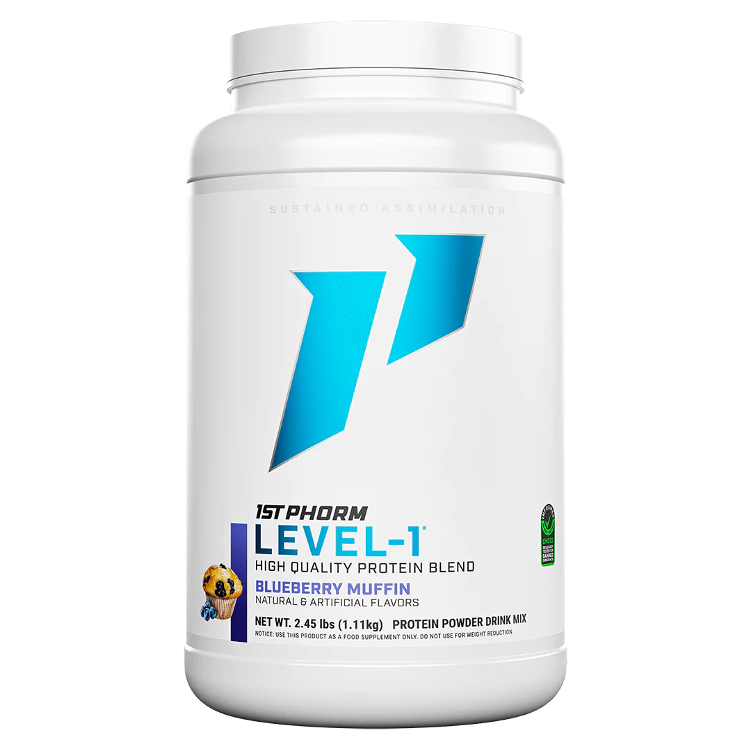 Level-1 Blueberry Muffin Flavor - Delicious Protein Blend