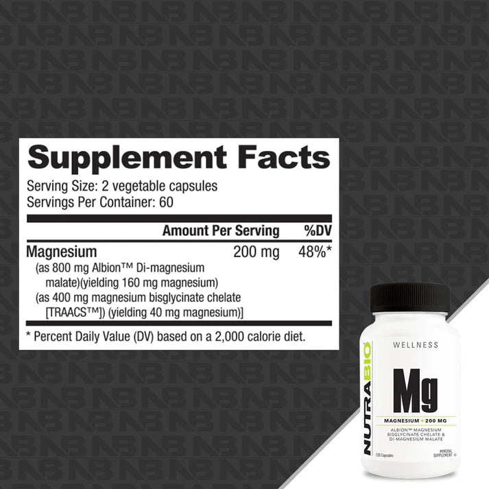 Nutrabio | Magnesium Complex (200 mg)