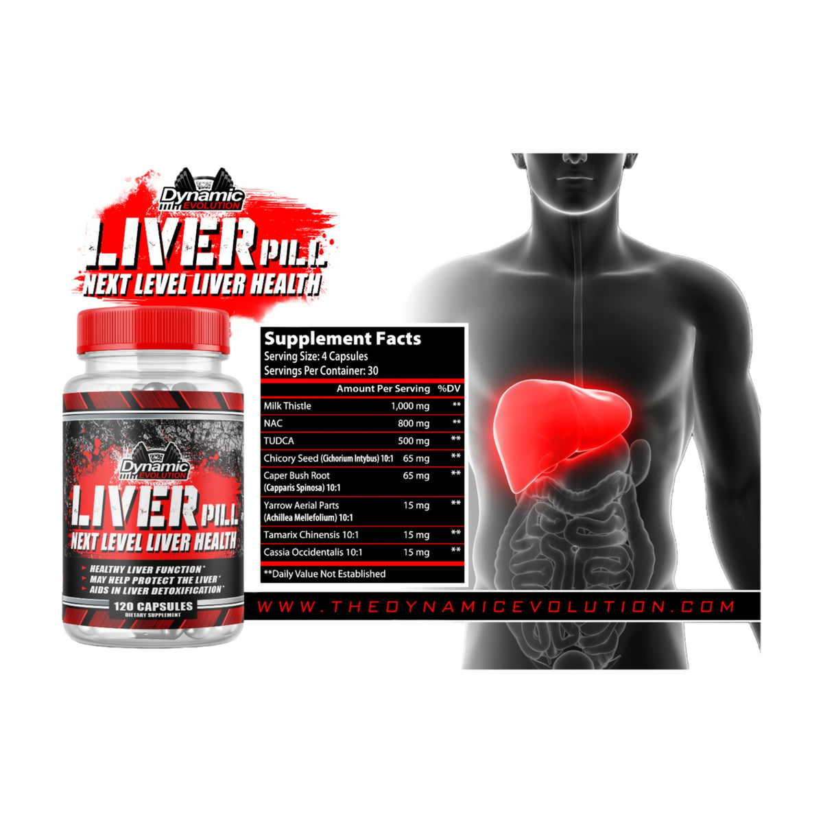 Dynamic Evolution Liver Pill — Label information 1