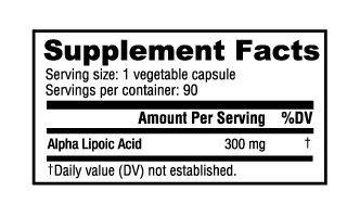 NutraBio | Alpha Lipoic Acid