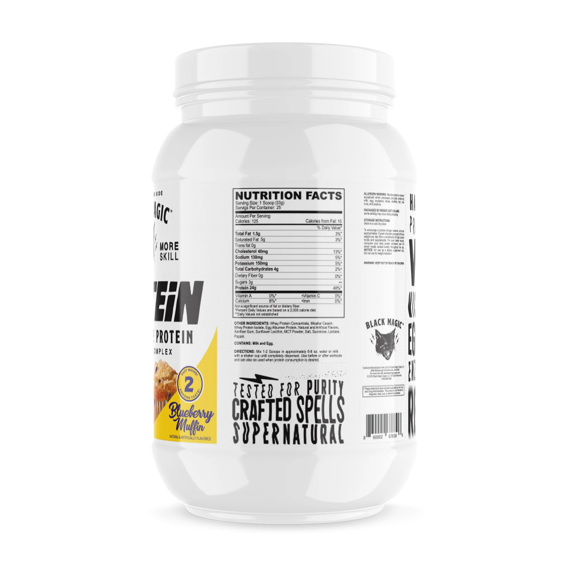 Black Magic Handcrafted Multi-Source Protein Side Profile