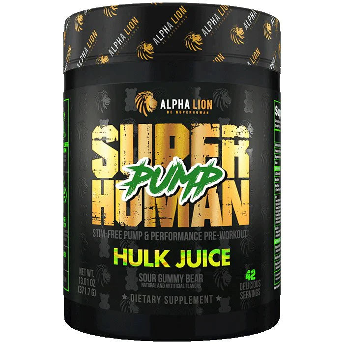 Superhuman Pump Product Image Hulk Juice