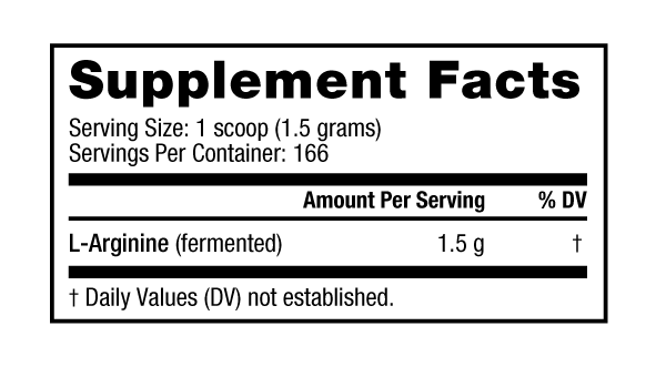 NutraBio L‑Arginine Powder – Pure Free‑Form Amino Acid for Nitric‑Oxide, Circulation & Muscle Function