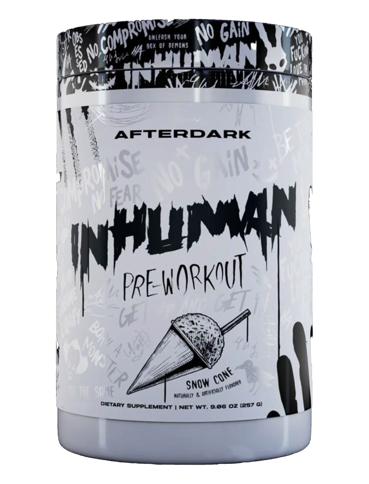 After Dark Supplements Inhuman Pre-Workout - Snow Cone Flavor