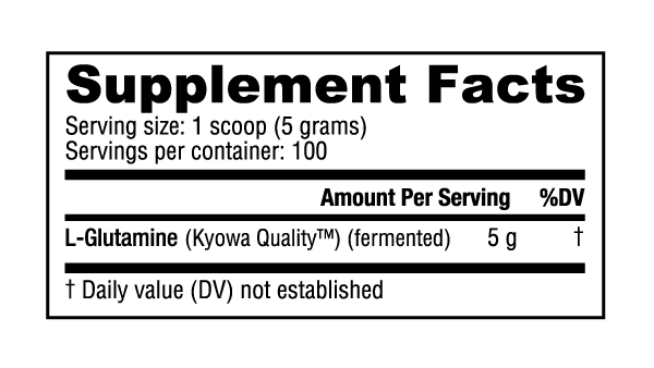 Nutrabio | Glutamine (500 Grams)