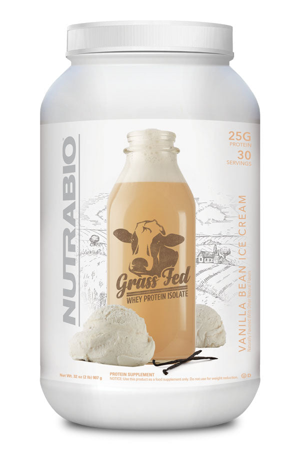 NutraBio | Grass Fed Whey Protein Isolate