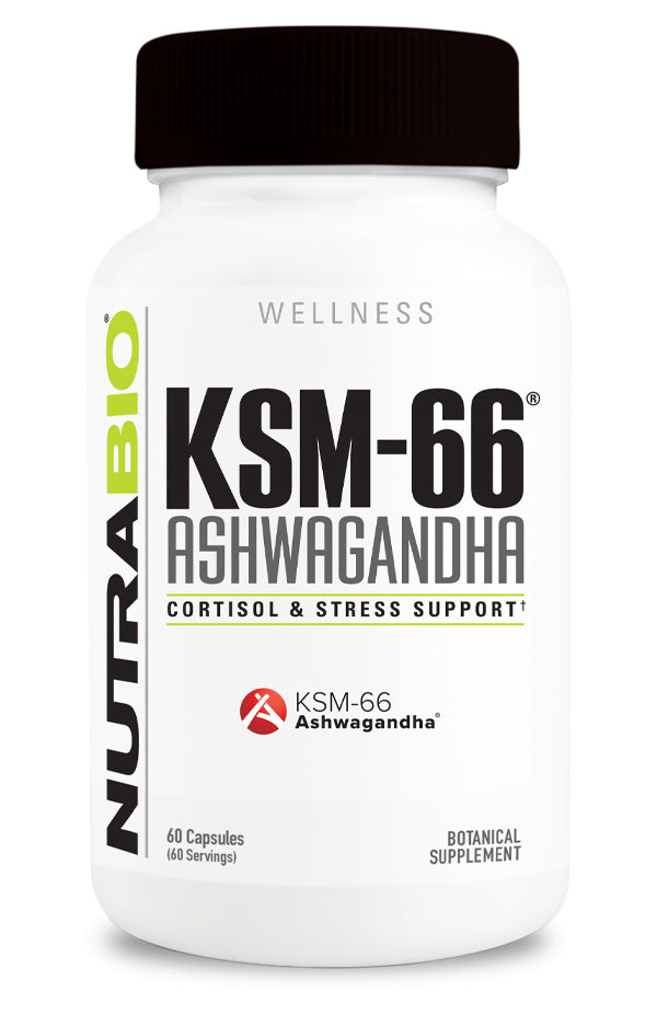 Nutrabio | Ashwagandha KSM-66 60 Capsules