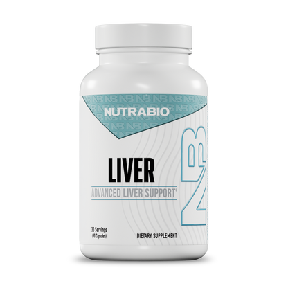 NutraBio Liver – 90 Capsules — bottle front