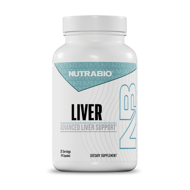 NutraBio Liver – 90 Capsules — bottle front