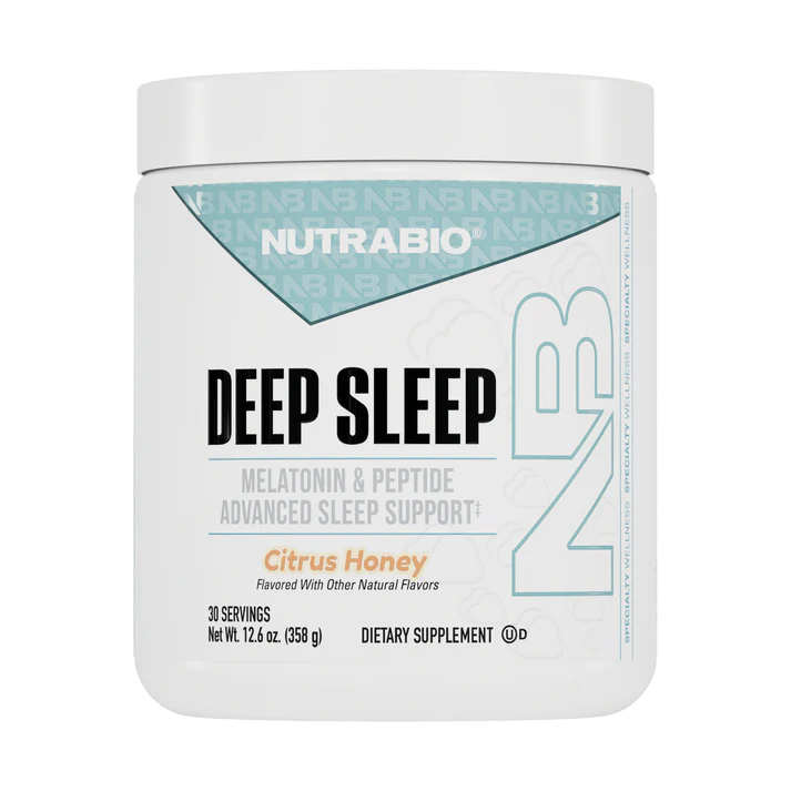 NutraBio Deep Sleep – Advanced Melatonin & Peptide Sleep Aid for Recovery & Restorative Sleep