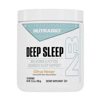 NutraBio Deep Sleep – Advanced Melatonin & Peptide Sleep Aid for Recovery & Restorative Sleep