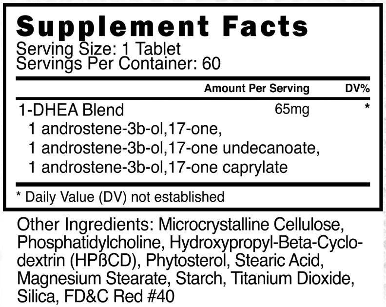 Blackstone Labs Chosen 1 – 60 Tablets — Supplement Facts