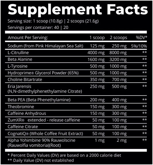 Dark Labs Crack Reloaded Pre‑Workout – High-Stim Energy, Focus & Pump