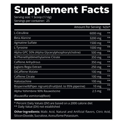 Dark Labs Barbarian Energy and Focus Formula