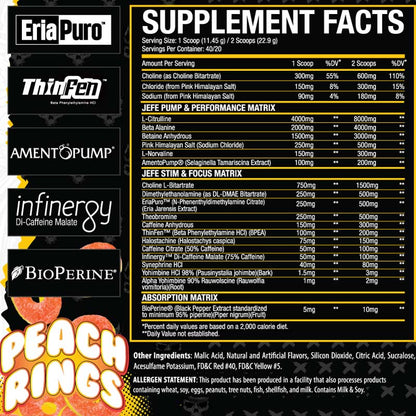 El Jefe Training Performance Supplement