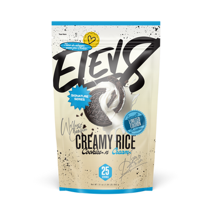 Elev8 Creamy Rice – 25 Servings — Cookies n' Cream product front