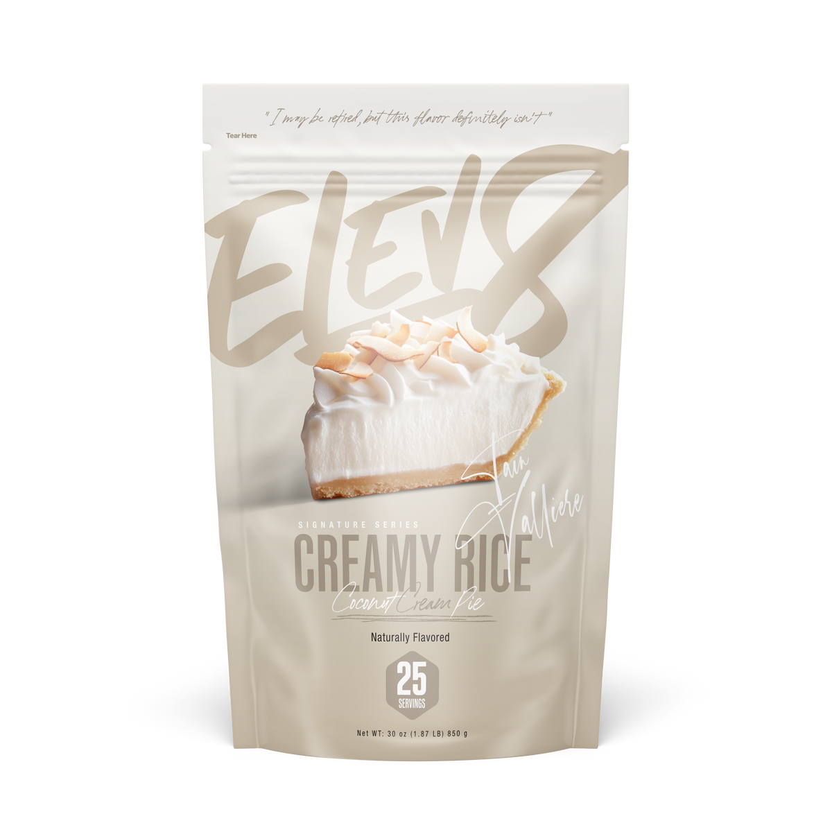 Elev8 Creamy Rice – 25 Servings — Coconut Cream Pie product front