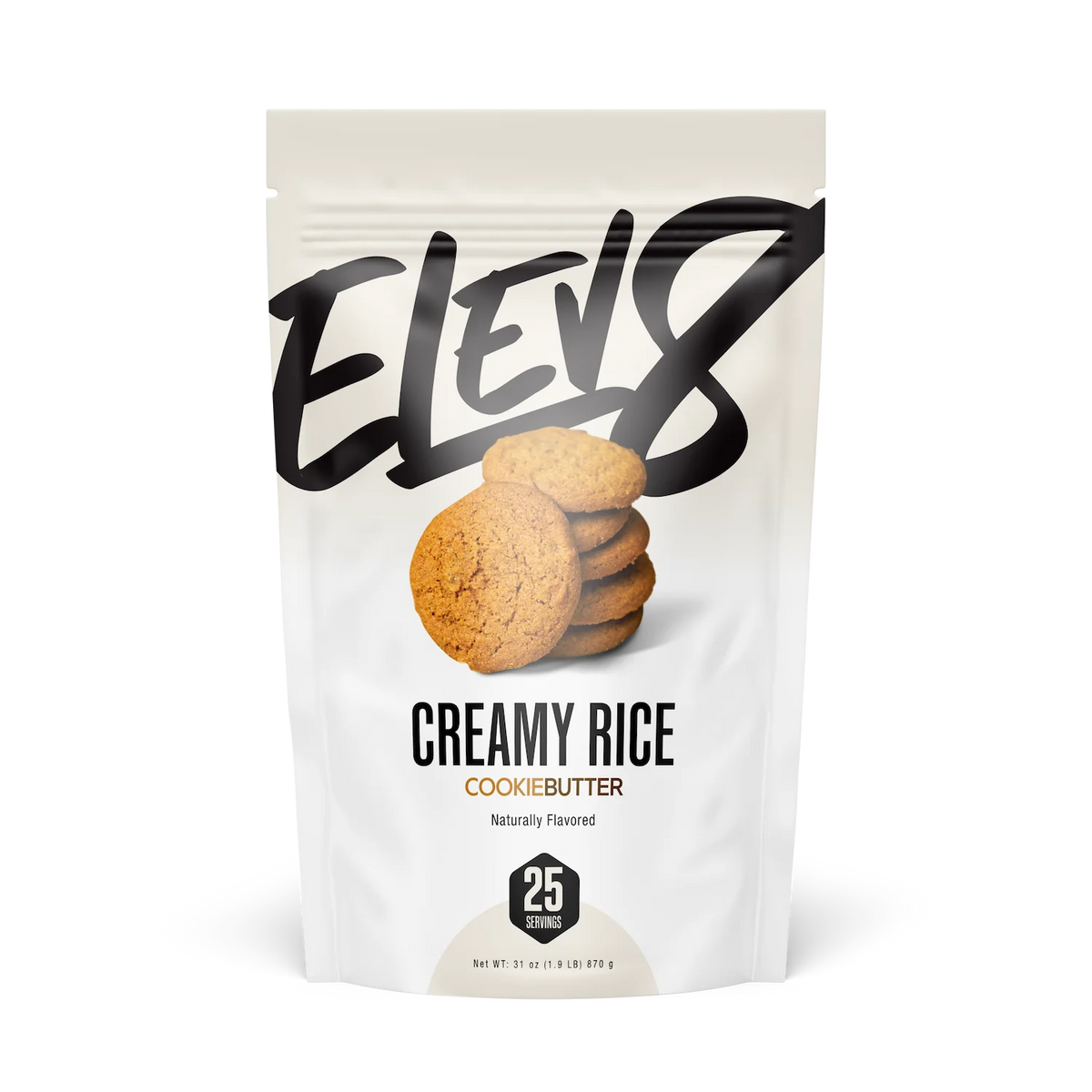 Elev8 Creamy Rice – 25 Servings — Cookie Butter product front