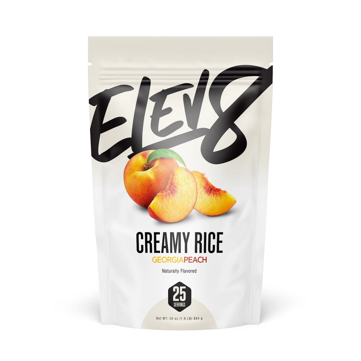 Elev8 Creamy Rice – 25 Servings — Georgia Peach product front