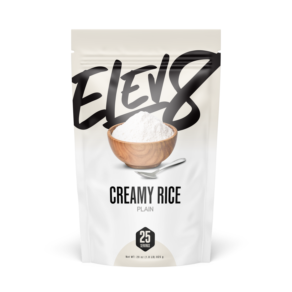 Elev8 Creamy Rice – 25 Servings — Plain product front