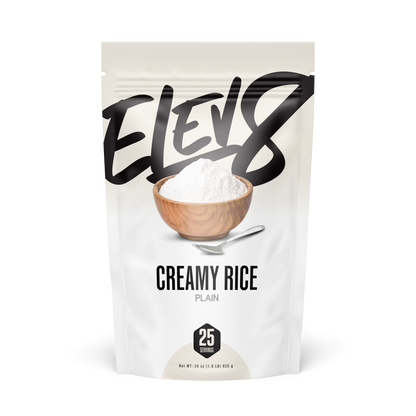 Elev8 Creamy Rice – 25 Servings — Plain product front