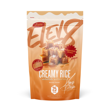 Elev8 Creamy Rice – 25 Servings — Salted Caramel product front