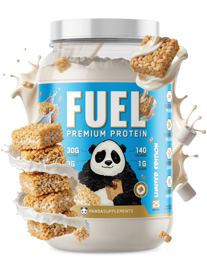 Panda Supps FUEL Premium Protein – 25 Servings — Marshmallow Crisp product front