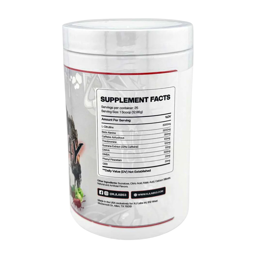 KJ Labs Doomsday Pre‑Workout – Extreme Stim, Pump & Focus
