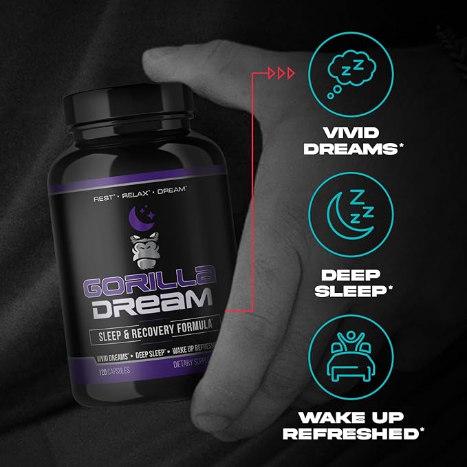 Gorilla Mind Gorilla Dream Relaxation Support Capsules