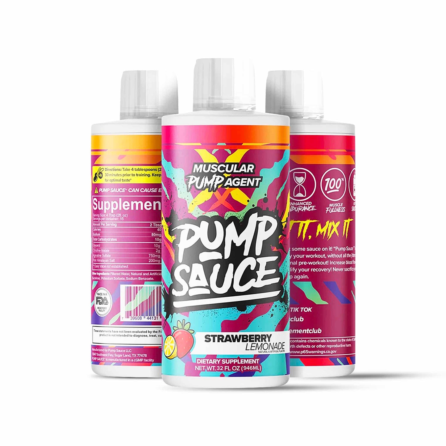 Pump Sauce Liquid Pre-Workout | Extreme Pump Formula – No Stims
