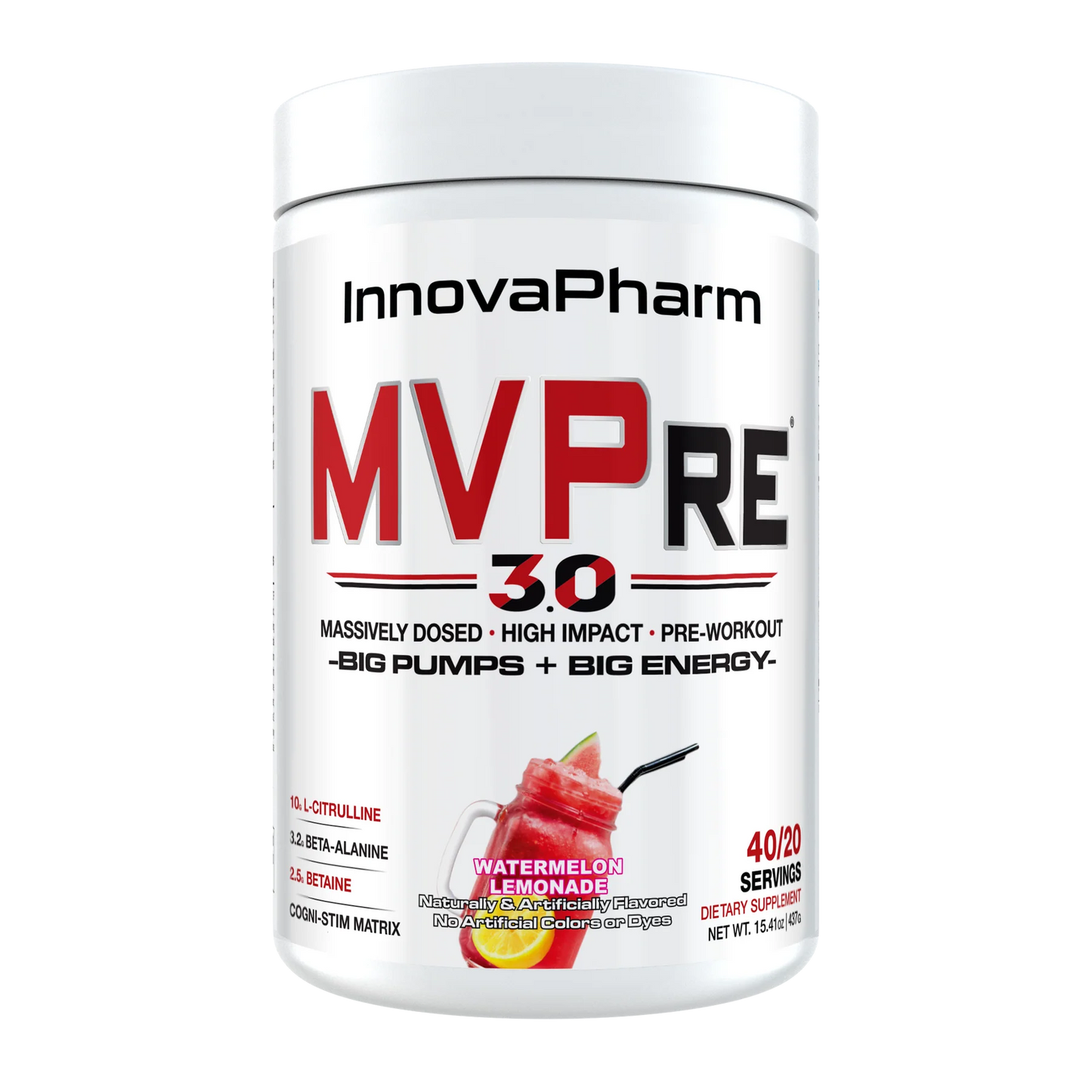 InnovaPharm MVPre 3.0 Pre‑Workout – Explosive Energy, Focus & Pumps