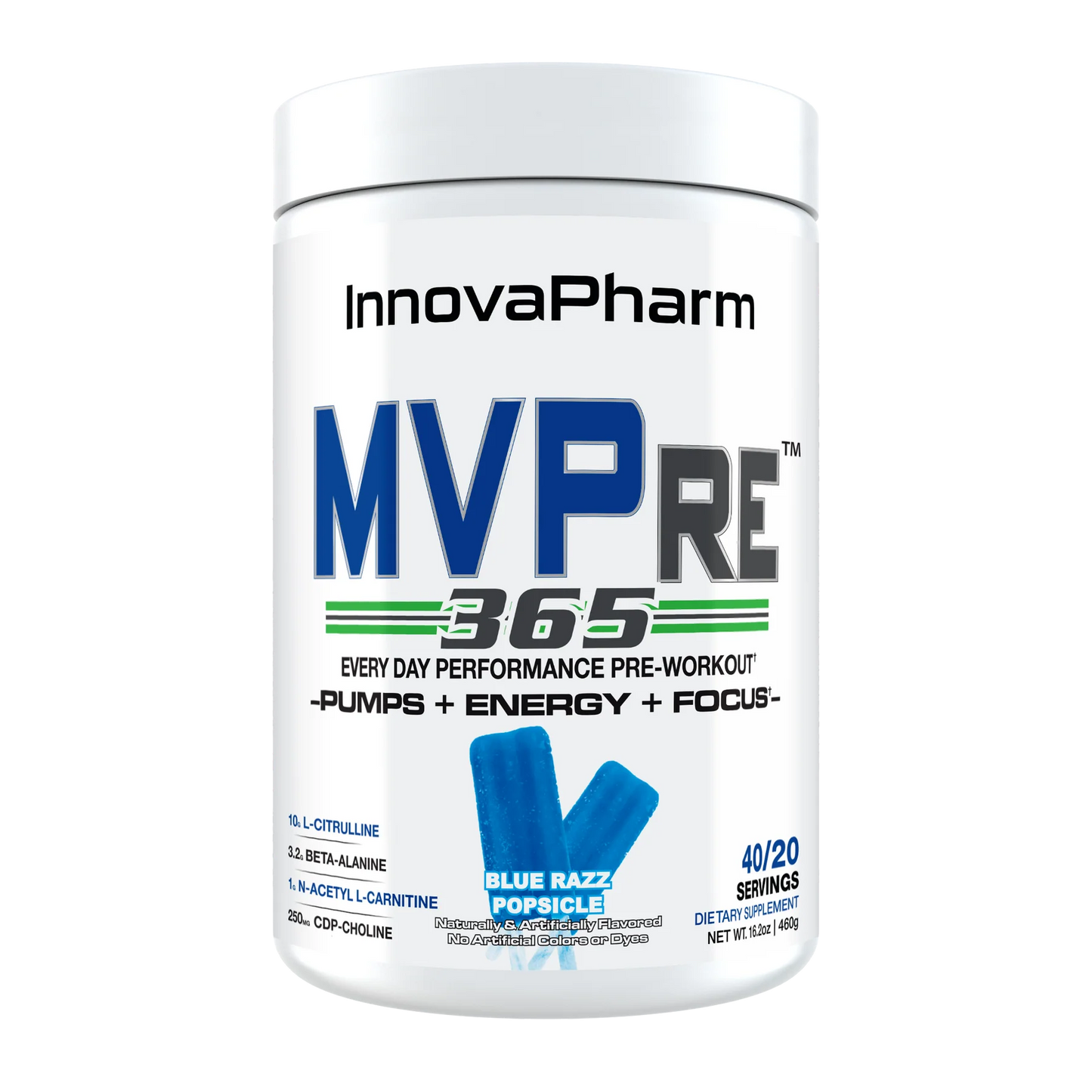 InnovaPharm MVPre 365 Pre‑Workout – Daily Driver Energy, Focus & Pumps
