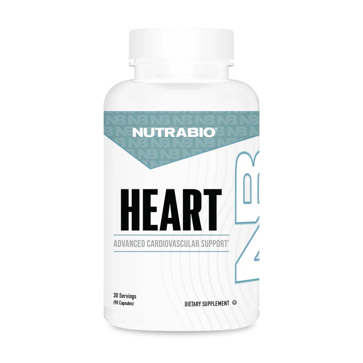 NutraBio HEART Cardiovascular Support Capsule Supplement
