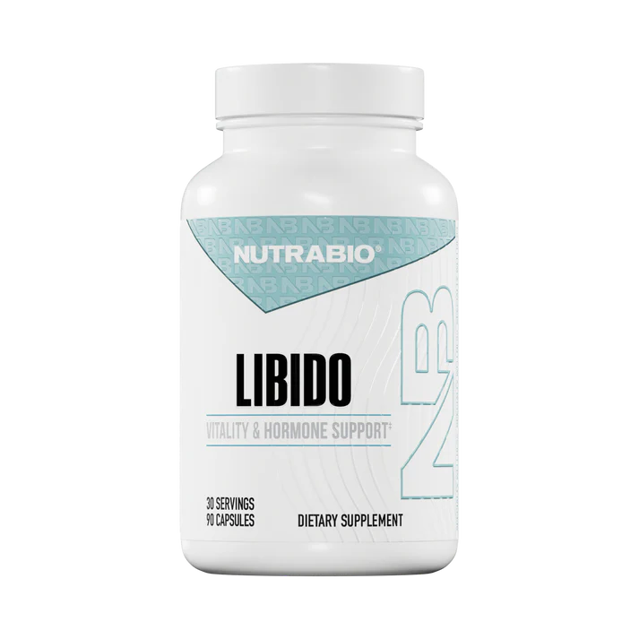 NutraBio Libido Men’s Vitality Capsule Supplement
