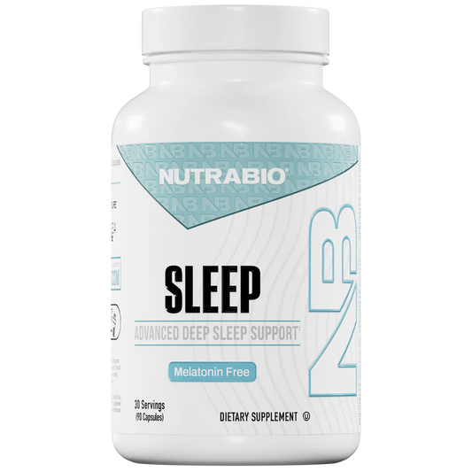NutraBio SLEEP Melatonin Free Sleep Support Capsules