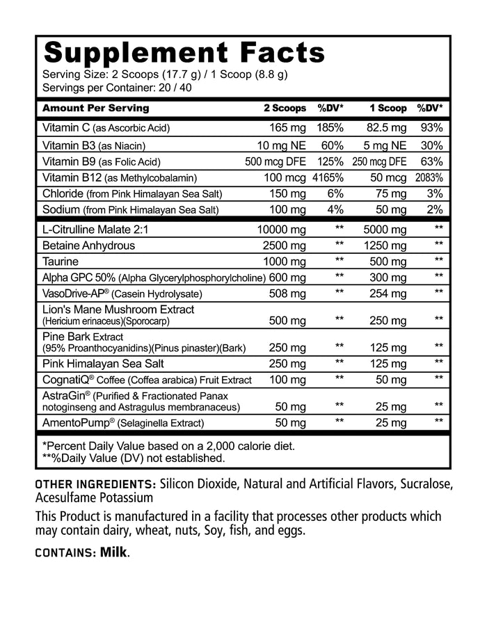 Panda Supplements Panda Pump Performance Formula