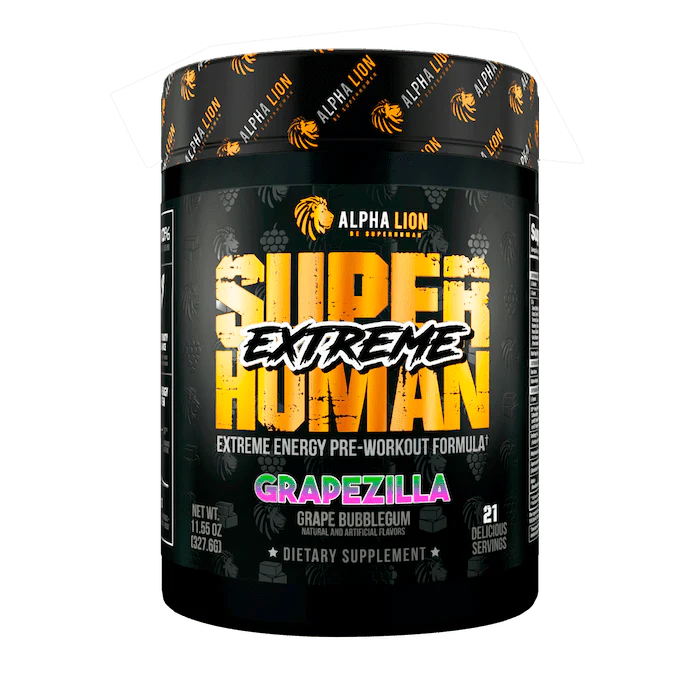 Superhuman Extreme PreWorkout Product Grapezilla Image
