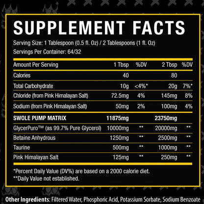 Xtremis Cartel Sicario Swole Pump Formula