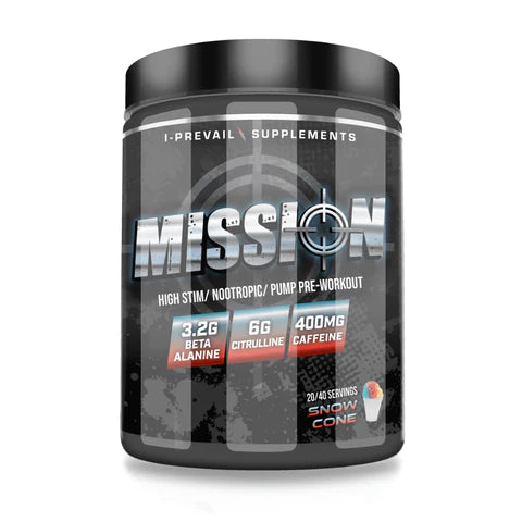 I-Prevail Supplements | Mission Pre Workout