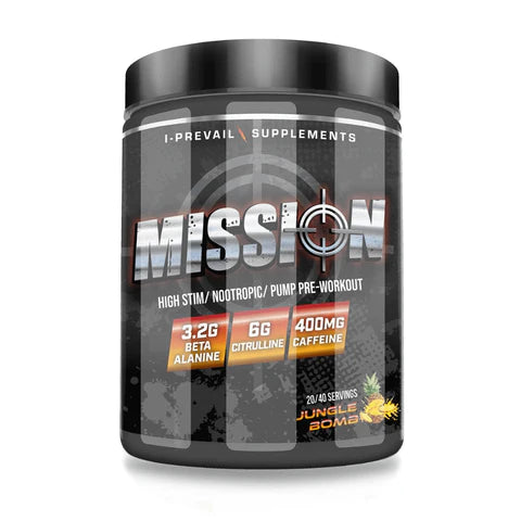 I-Prevail Supplements | Mission Pre Workout