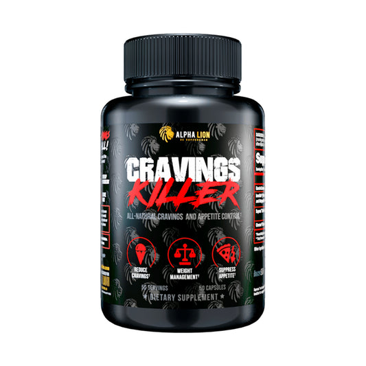 Alpha Lion Cravings Killer 50 Capsules on a white background