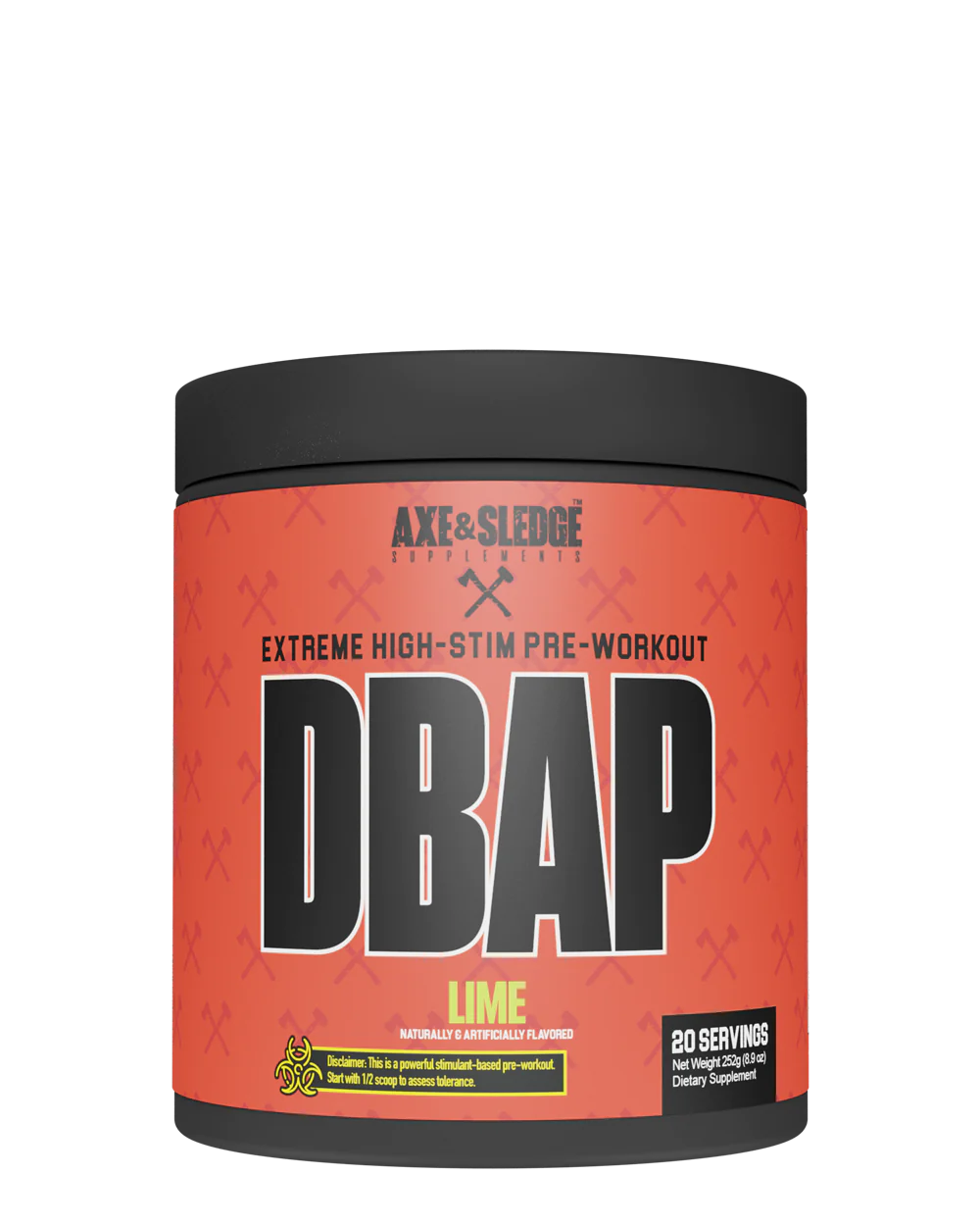DBAP Pre-Workout Container