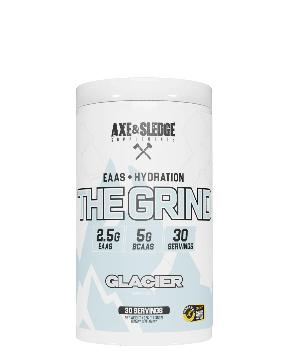 Axe & Sledge The Grind Intra-Workout Supplement Product Glacier Flavor