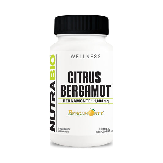 NutraBio Citrus Bergamot 1000 mg – 90 Capsules — product bottle